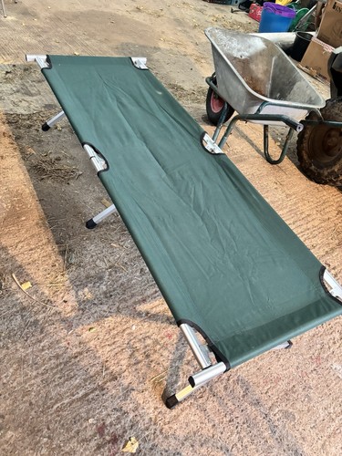 Fishing fold away camp bed - fishing,