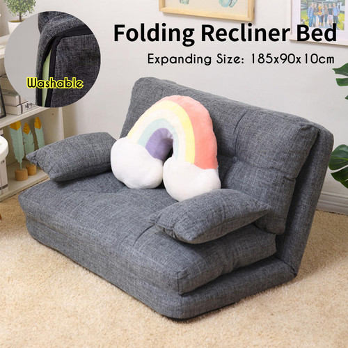 185cm double fabric sofa bed - double,