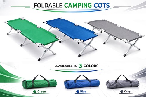 Foldable camping sleeping bed - camping,