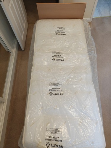 Single folding guest bed with - single,
