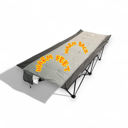 Folding camp bed single - folding,